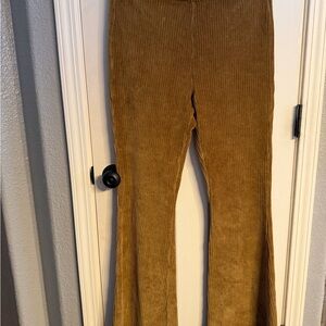 Aerie Large long Brown Corduroy Flare Pants